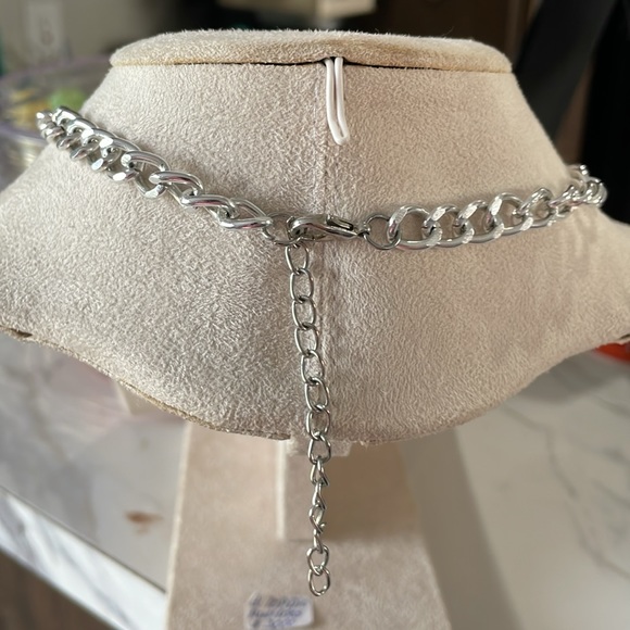 Vintage Beaded Braided Knot Statement Necklace - Picture 2 of 2